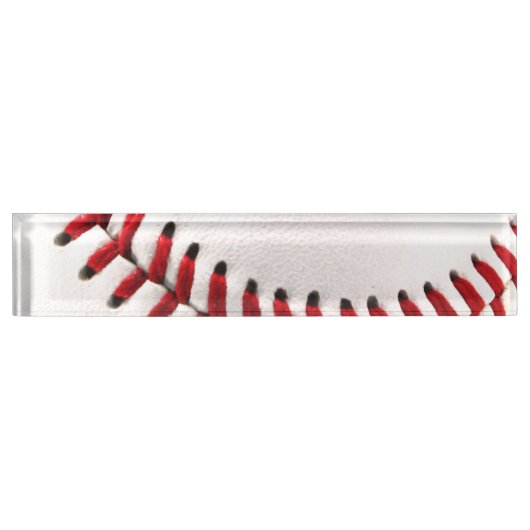 Porte-nom Pour Bureau Boule originale de base-ball (Devant)