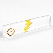 Porte-nom Pour Bureau boulon de foudre