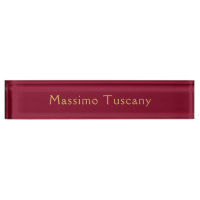 Bourgogne Or Professionnel Texte Minimaliste Tenda