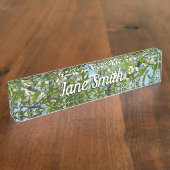 Porte-nom Pour Bureau Branche of Dogwood Blossoms Spring Trees (Taille)