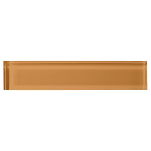 Porte-nom Pour Bureau Bronze (couleur solide) (Devant)