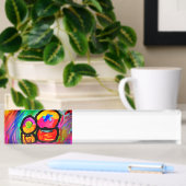 Porte-nom Pour Bureau Bulle à air chaud