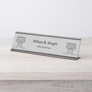 Porte-nom Pour Bureau Bureau d'avocat