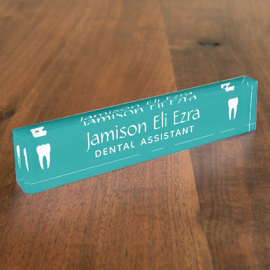 Porte-nom Pour Bureau Bureau dentaire (Taille)