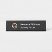 Porte-nom Pour Bureau Bureau du Procureur général (Devant)