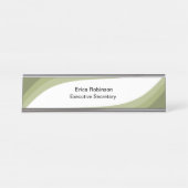 Porte-nom Pour Bureau Bureau du Secrétaire exécutif moderne (Devant)