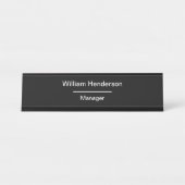 Porte-nom Pour Bureau Bureau moderne simple de gestion (Devant)