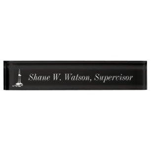 Porte-nom Pour Bureau Bureau/plaque signalétique de gisement de pétrol