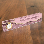 Porte-nom Pour Bureau Bureau professionnel de la Parties scintillant d'o (Taille)