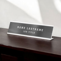 Bureau professionnel élégant noir blanc