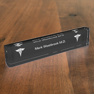 Porte-nom Pour Bureau Bureau professionnel Médicale