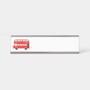 Porte-nom Pour Bureau Bus de Londres