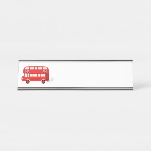 Porte-nom Pour Bureau Bus de Londres (Devant)