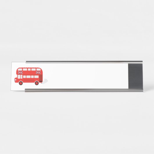 Porte-nom Pour Bureau Bus de Londres (Devant)
