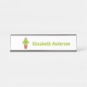 Porte-nom Pour Bureau Cactus (Devant)