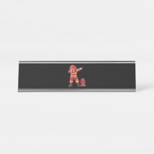 Porte-nom Pour Bureau Cadeau pompier L'Homme Pompier