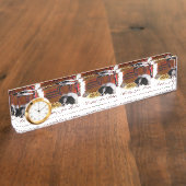 Porte-nom Pour Bureau Cadeaux de Noël japonais chinois (Taille)