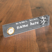 Porte-nom Pour Bureau Calaveras décoratives Halloween (Taille)