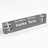 Porte-nom Pour Bureau Calaveras décoratives Halloween