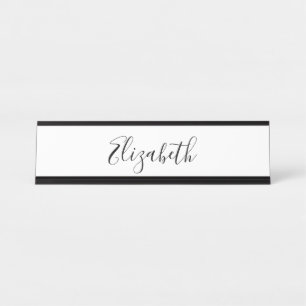 Porte-nom Pour Bureau Calligraphie des noms personnalisés