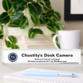 Porte-nom Pour Bureau Caméra de bureau de Chastity