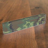 Porte-nom Pour Bureau Camion militaire de Green Forest (Taille)