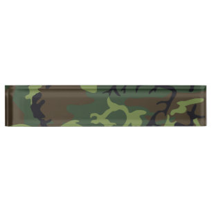 Porte-nom Pour Bureau Camion militaire de Green Forest