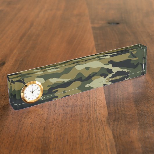 Porte-nom Pour Bureau Camo (Taille)