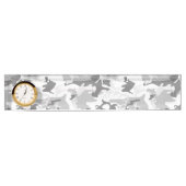 Porte-nom Pour Bureau Camouflage gris neige d'hiver, Militaire, Armée (Devant)