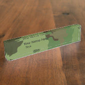 Porte-nom Pour Bureau Camouflage militaire traditionnel (Taille)