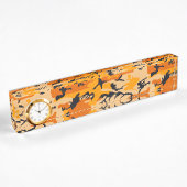 Porte-nom Pour Bureau Camouflage orange, Militaire, Armée