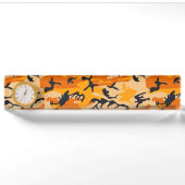 Porte-nom Pour Bureau Camouflage orange, Militaire, Armée (Devant)