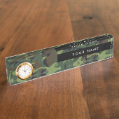 Porte-nom Pour Bureau Camouflage vert, Armée (Taille)