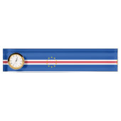Porte-nom Pour Bureau Cap Verde flag (Devant)