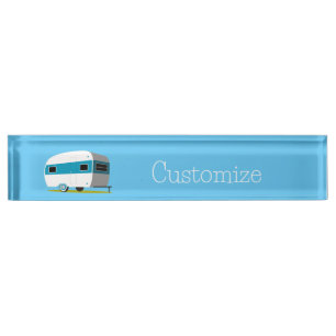Porte-nom Pour Bureau Caravan Camper RV Thunder_Cove
