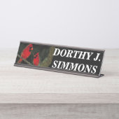 PORTE-NOM POUR BUREAU CARDINAL (Devant)