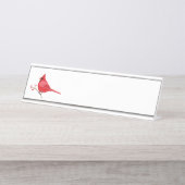 Porte-nom Pour Bureau Cardinal du Nord (Devant)