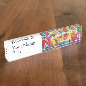 Porte-nom Pour Bureau CARNIVAL NIGHT MASQUERADE DANSE Coordonnatrice de (Taille)