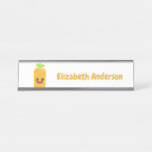 Porte-nom Pour Bureau Carotte (Devant)