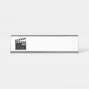 Porte-nom Pour Bureau Carte de Clappeur