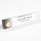 Porte-nom Pour Bureau Carte de visite Modèle de nom