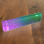 Porte-nom Pour Bureau Carthagène Solive Purple (Taille)