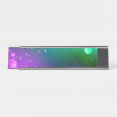 Porte-nom Pour Bureau Carthagène Solive Purple (Devant)