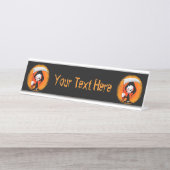 Porte-nom Pour Bureau Carton de la Faucheuse (Devant)