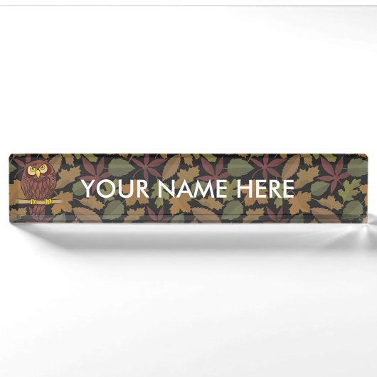 Porte-nom Pour Bureau Cartoon de hibl (Devant)