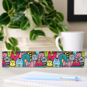 Porte-nom Pour Bureau Cat et kitten