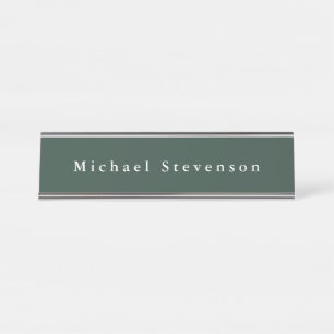 Porte-nom Pour Bureau Celtic Green moderne professionnel tendance