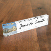 Porte-nom Pour Bureau Chapelle Harbison en hiver au Grove City College (Taille)