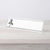 Porte-nom Pour Bureau Chardon (Devant)