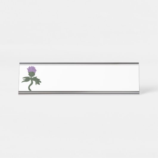 Porte-nom Pour Bureau Chardon (Devant)